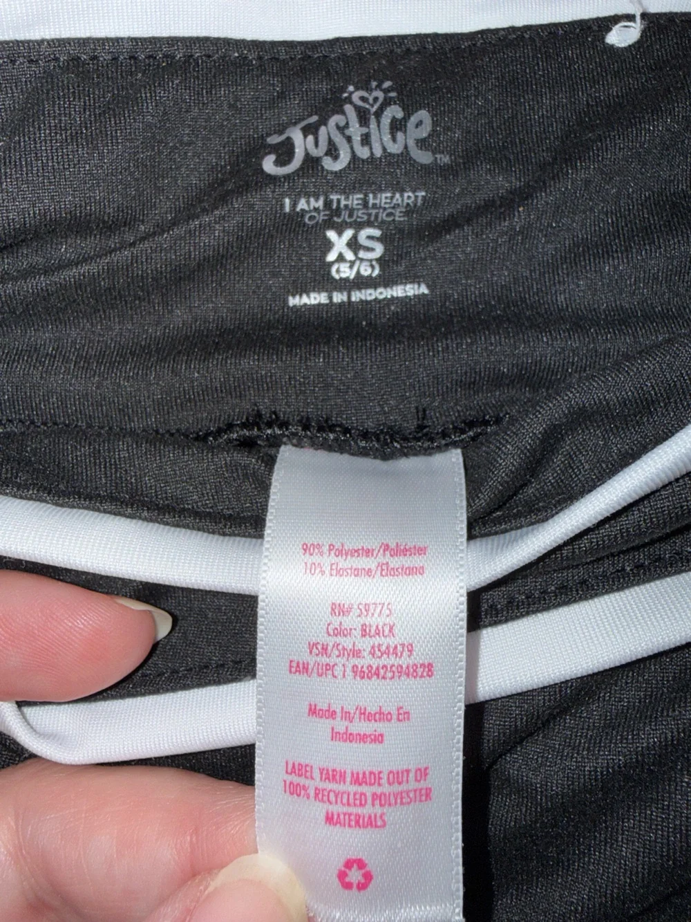 Justice Black Boot Cut Stretch Pants NWOT